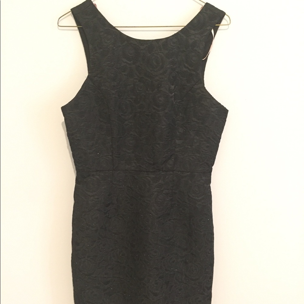 Forever 21 Black Patterned Dress